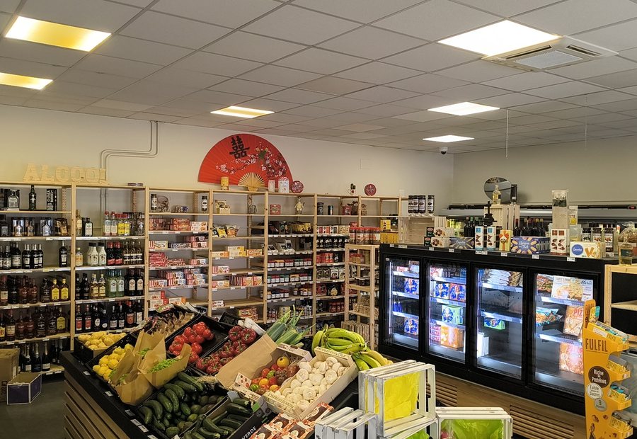 Rayon frais du magasin