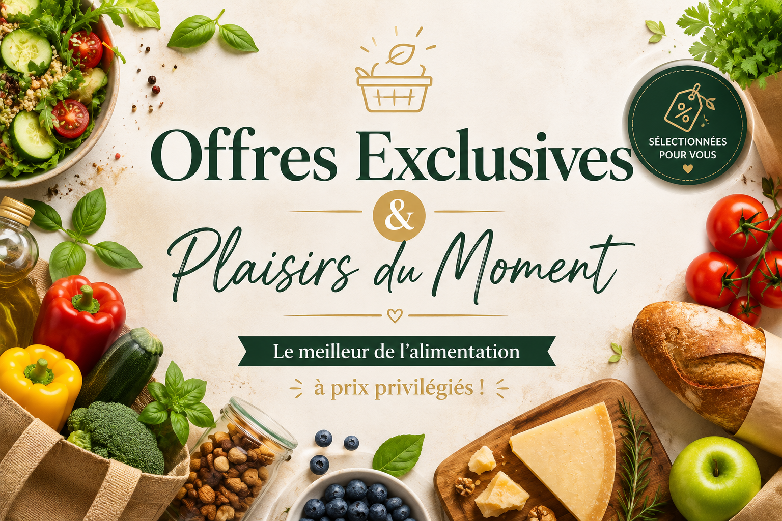 Offres exclusives et plaisirs du moment