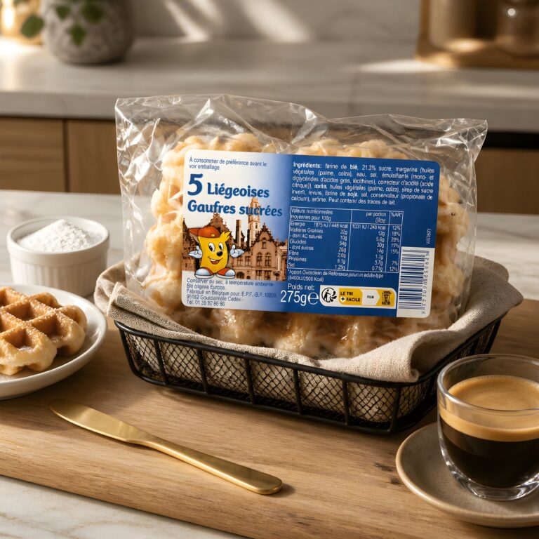 Biscuits moelleux en sachet