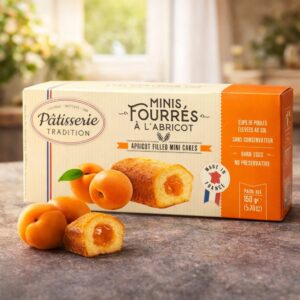 Minis fourrés abricot