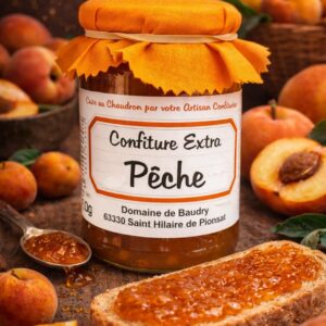 Confiture extra pêche