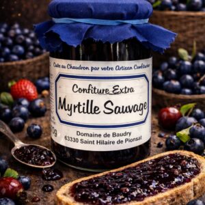 Confiture extra myrtille sauvage